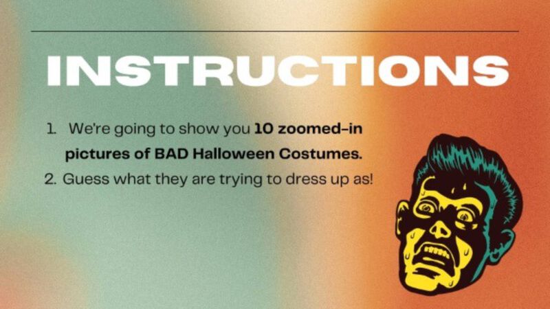 What Are Those? Bad Halloween Costume Edition